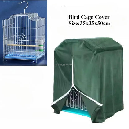 Bird Cage Cover Sunshade Breathable and Splashproof Large Bird Cage Cover Parrot Cage Shading Protective Products Bird Supplies