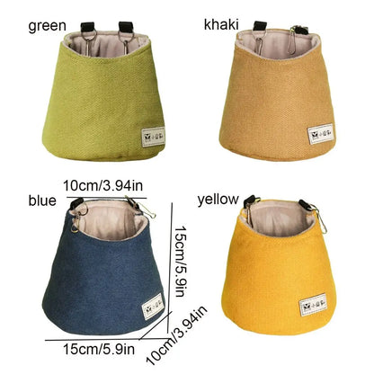 Opening Winter Sugar Glider Pouch Cloth/Plush Hanging Hamster Hanging Bed Soft with Hook Squirrel Bed Cage Autumn