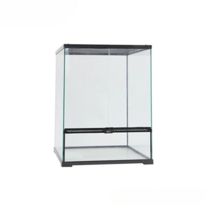 Glass Reptile Terrarium Transparent Amphibious Reptile Breeding Tank Breathable Anti-escape Breeding Box Gecko Lizard Vivarium