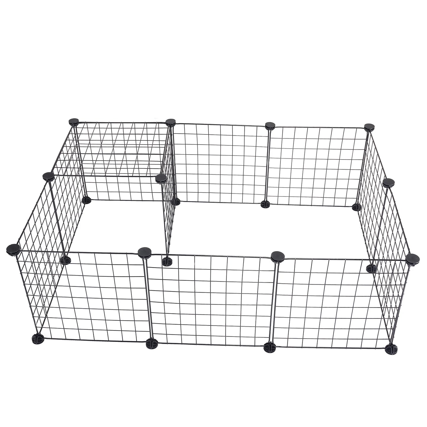 Pet Playpen Iron Fence Puppy Kennel House Exercise Training Rabbits Guinea Pig Cage Kitten Space Dogs Supplies Playing Sleeping