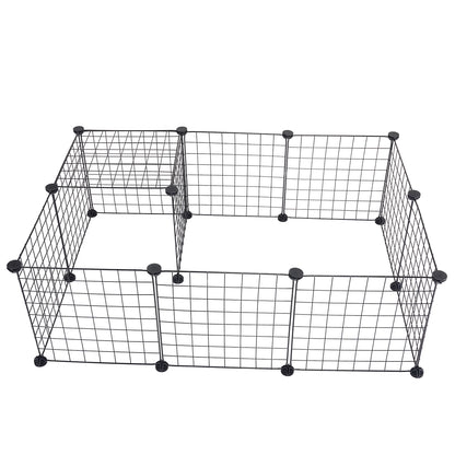 Pet Playpen Iron Fence Puppy Kennel House Exercise Training Rabbits Guinea Pig Cage Kitten Space Dogs Supplies Playing Sleeping