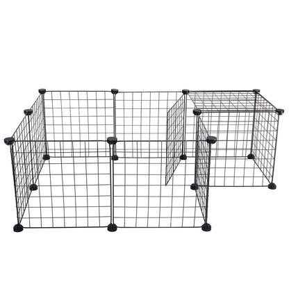 Pet Playpen Iron Fence Puppy Kennel House Exercise Training Rabbits Guinea Pig Cage Kitten Space Dogs Supplies Playing Sleeping