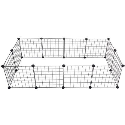 Pet Playpen Iron Fence Puppy Kennel House Exercise Training Rabbits Guinea Pig Cage Kitten Space Dogs Supplies Playing Sleeping
