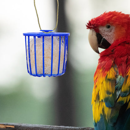 2 Pcs Bird's Nest Toy Breeding Parrot Cage Birds Bedding for Plastic House Hollow Hideaway Shelter Hanging Canary Nests Cages