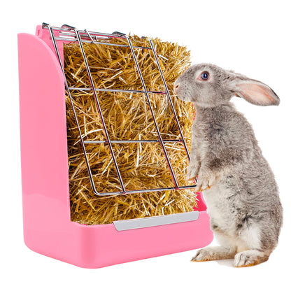 Rabbit Food Basket Spring Grass Frame Rabbit Grass Frame Grass Rack Hay Feeder Rabbit Grass Feeder Grass Hay Bowl Rack