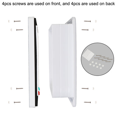 For Dog Cat Kitten ABS Plastic Dog Cat Flap Door With 4 Way Lock Security Flap Door Small Pet Supplies Cat Puppy Safety Gate